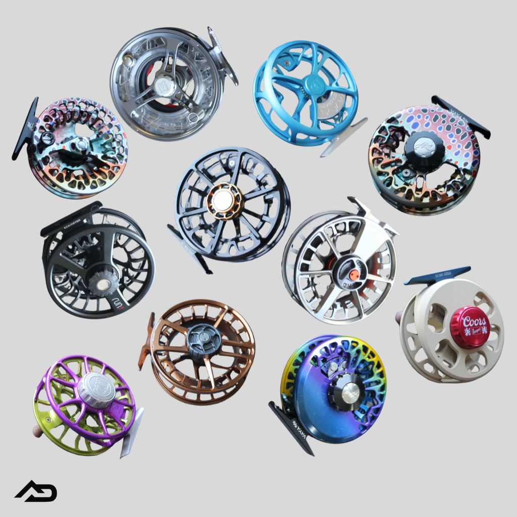 anglers roost fly reels 103 Reel | Medium Arbor Machined Aluminum | Angler's tone drag knob sports an updated aesthetic with a lower profile and increased grip Fly Fishing Reels Montrose