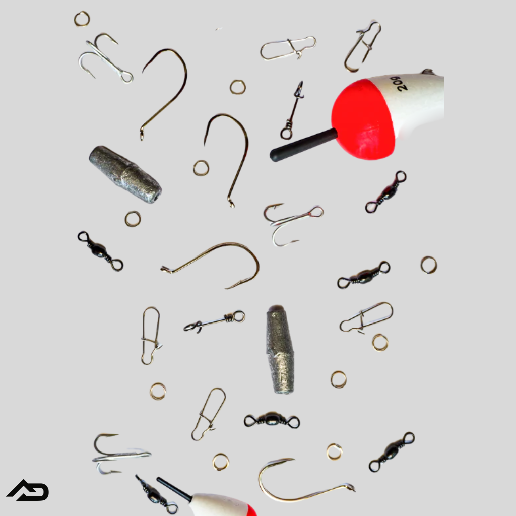 Water Gremlin Removable Split Shot Sinkers - Size PSS-3/0 (6 Packs, 40 Total)