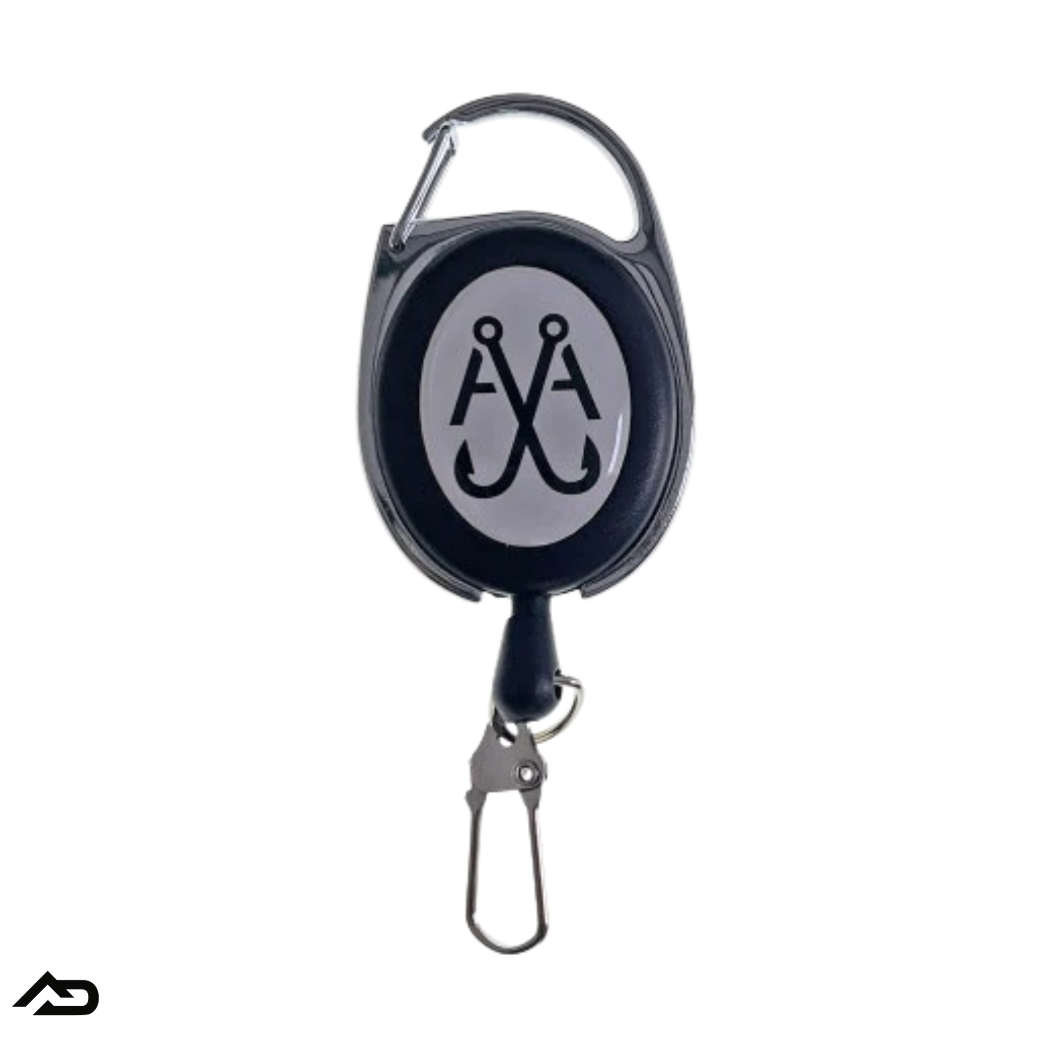Anglers Accessories Flat Retractor With Carabiner Clip