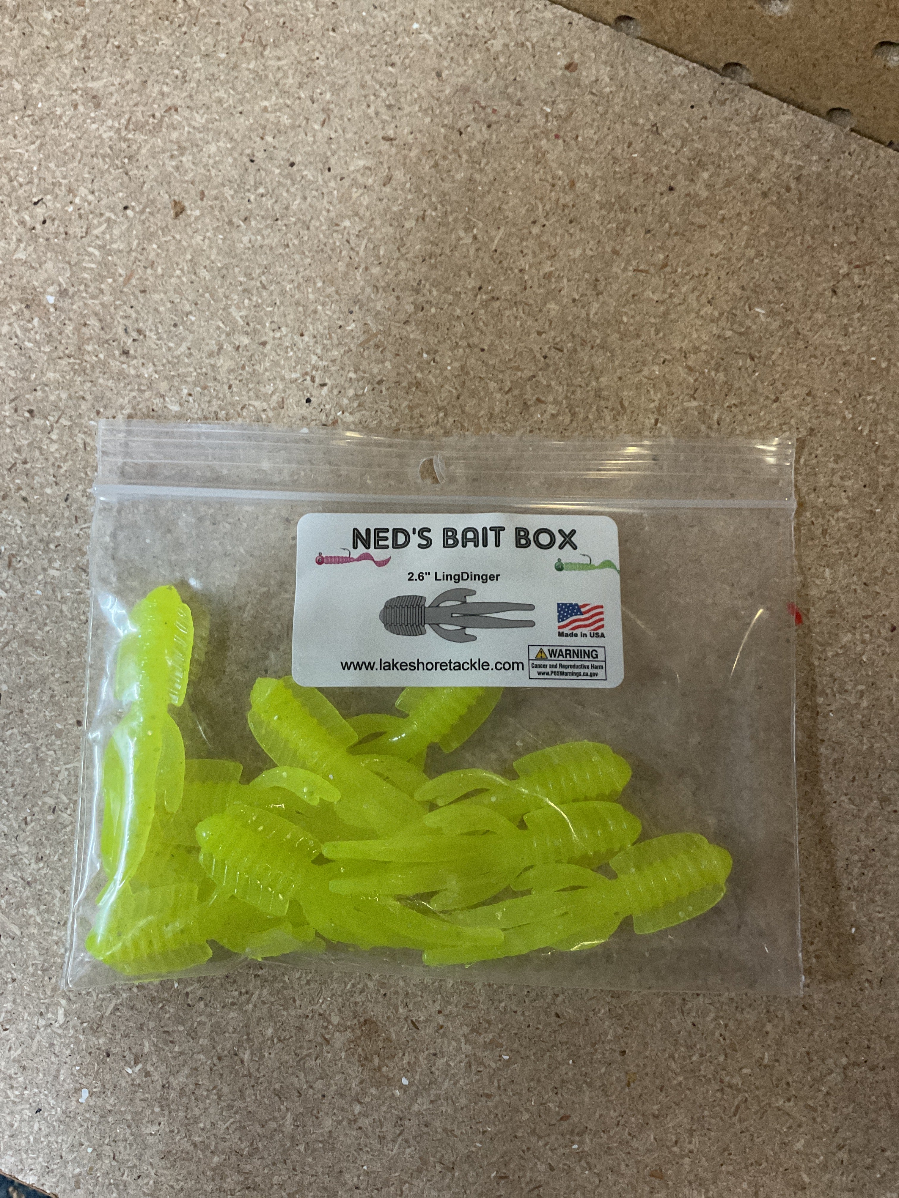 Ned’s Bait Box 2.6” LingDinger