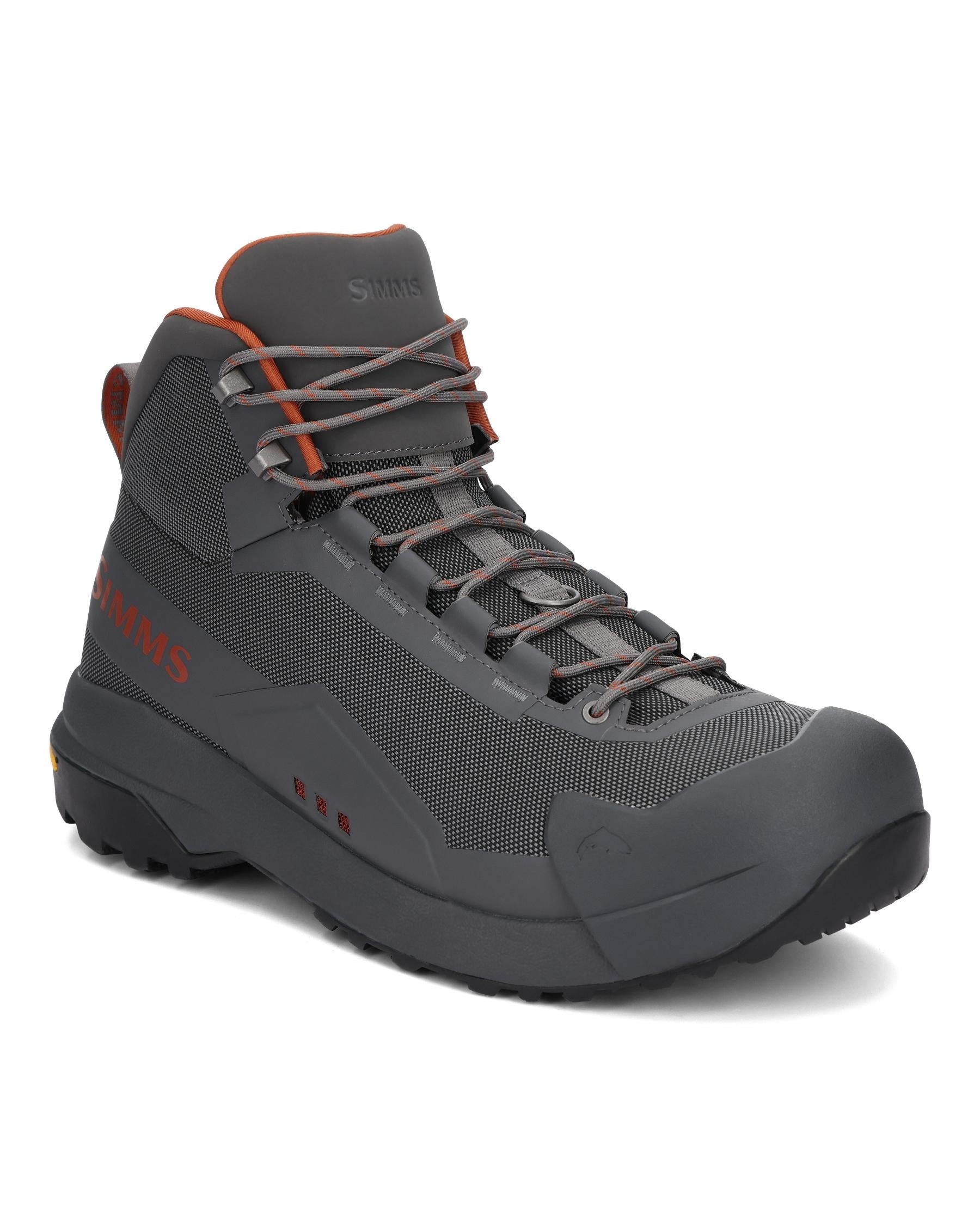 Simms Men's Flyweight wading boot with Vibram sole, side view