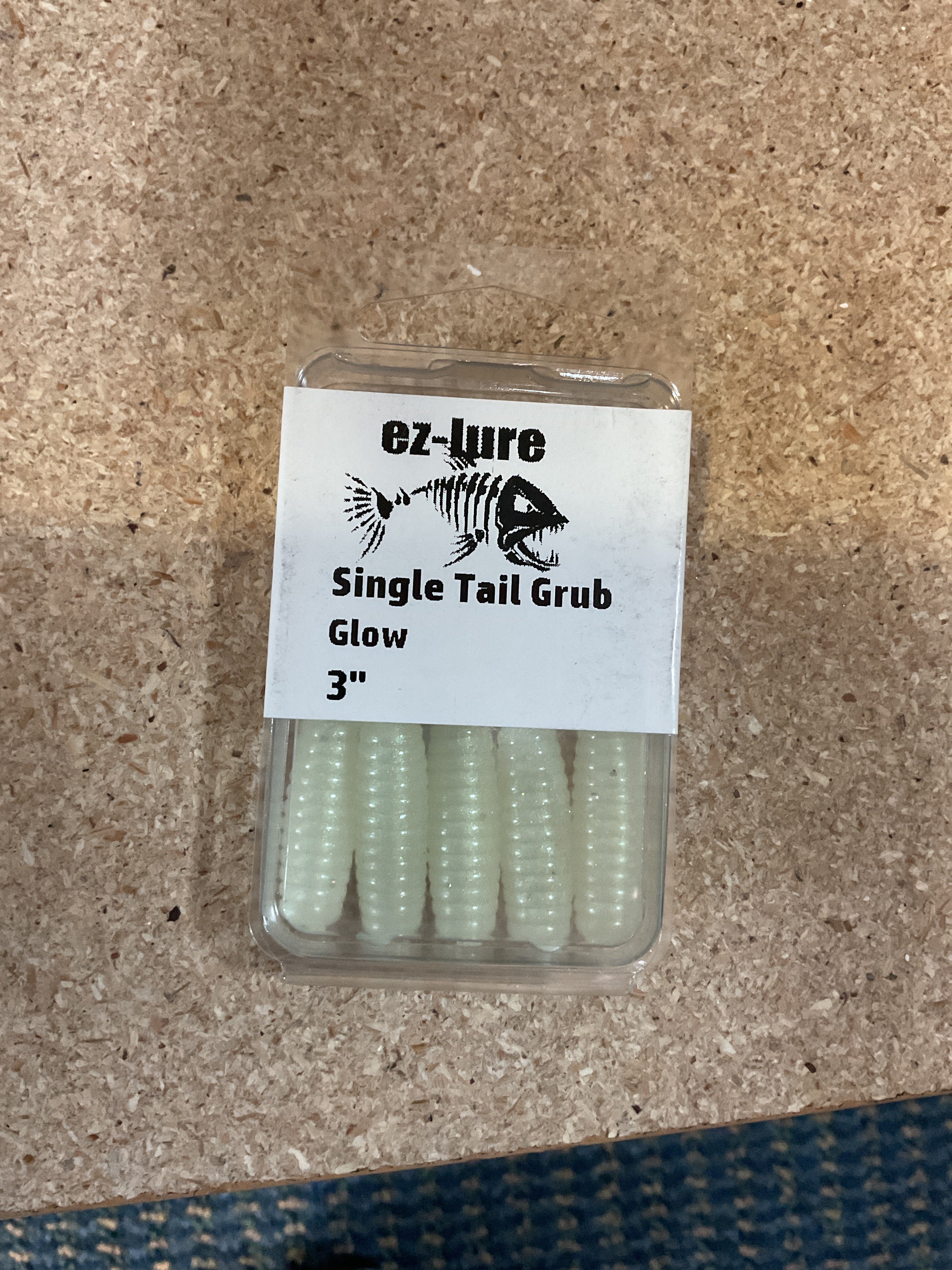 Ez-Lure 3” Single Tail Grub