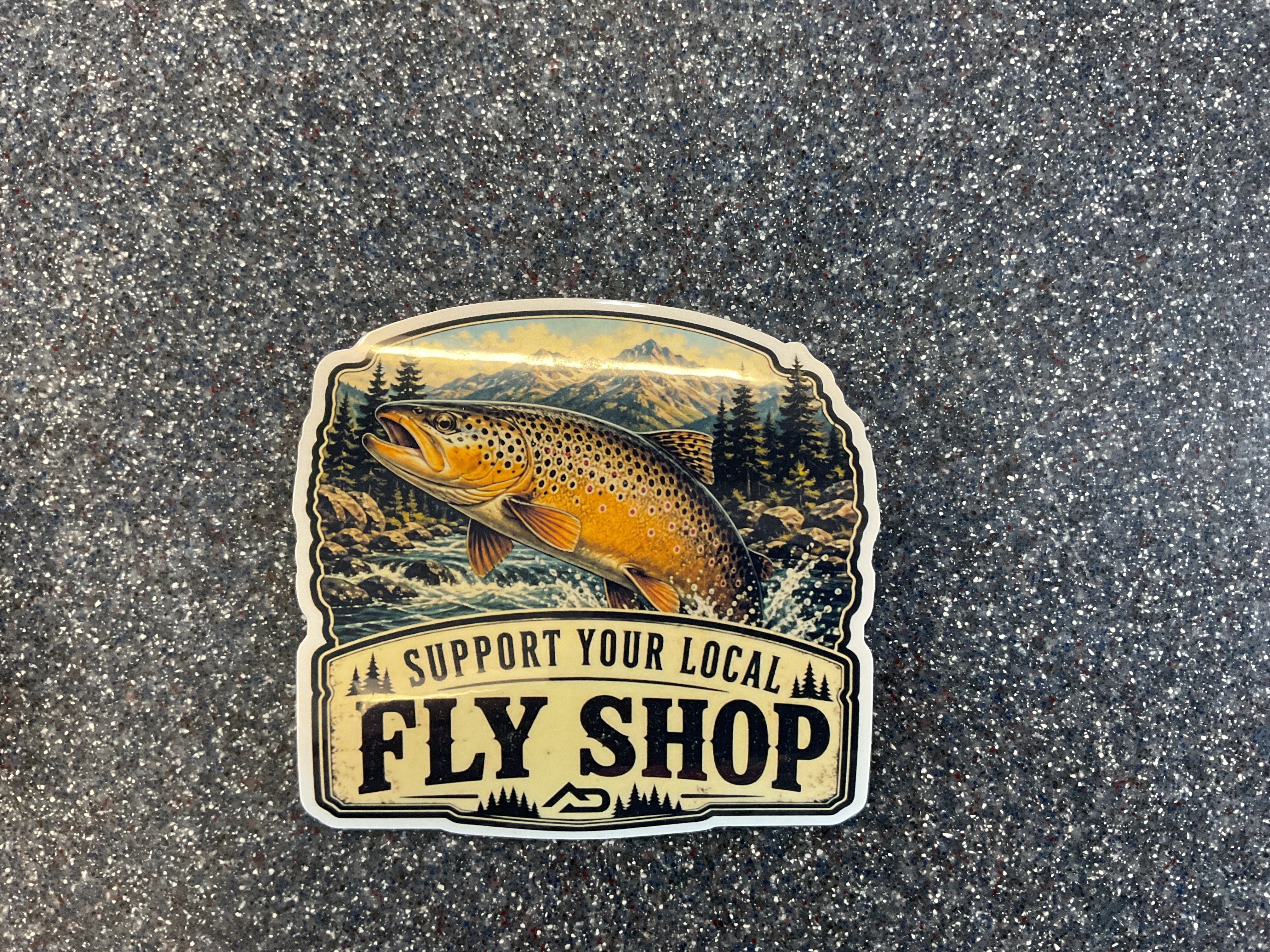 Support Your Local Fly Shop Sticker