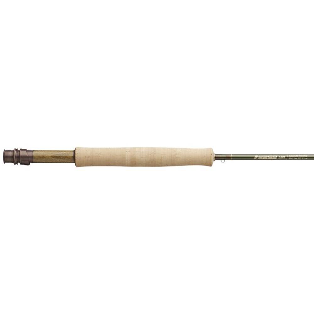Sage DART Fly Rod cork grip and bronze aluminum reel seat side view