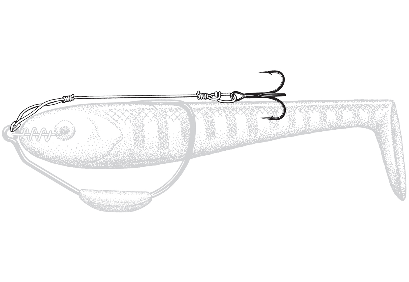 Owner Stinger Treble Harness Rig