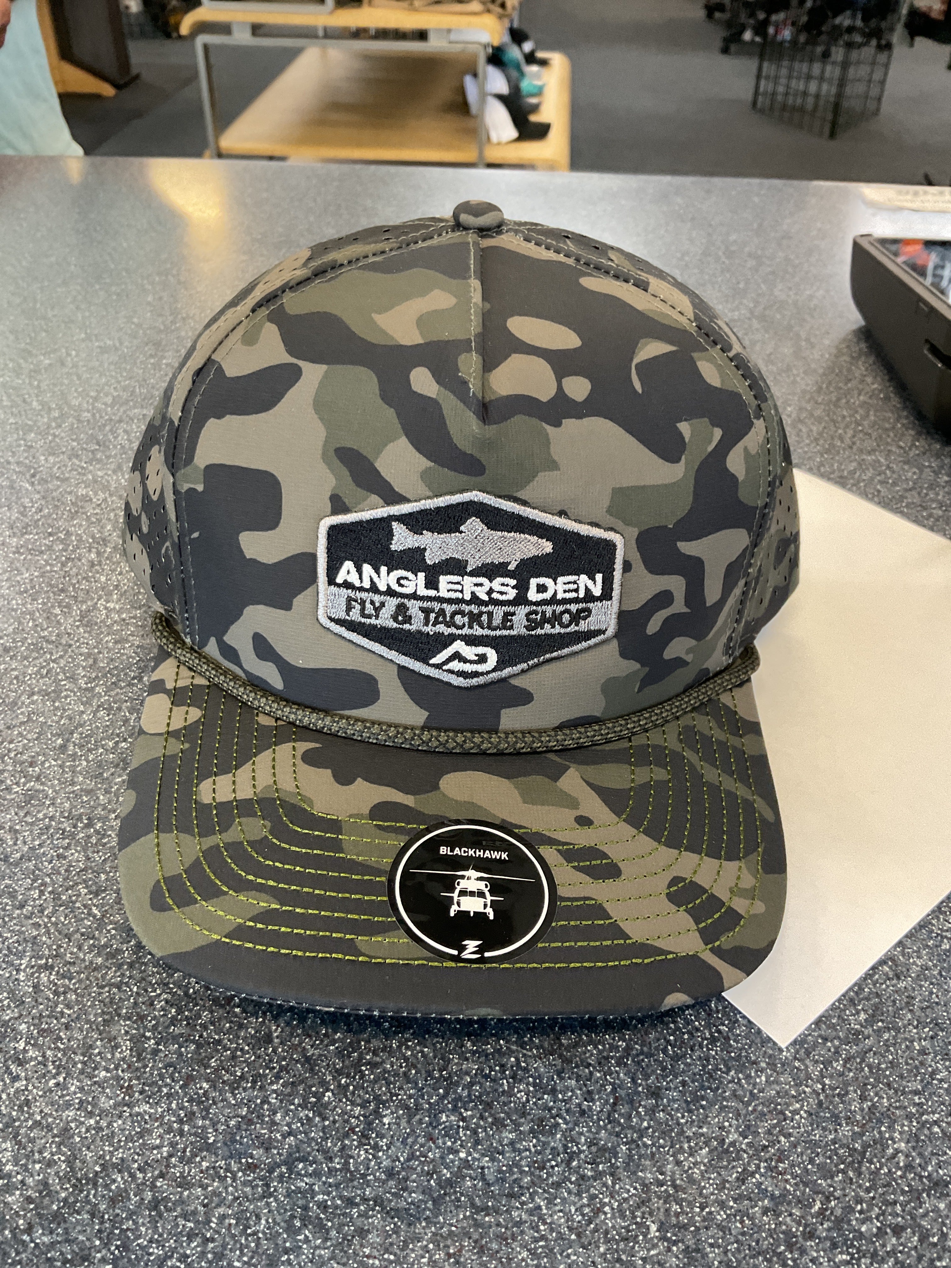 Anglers Den Black Hawk Hat