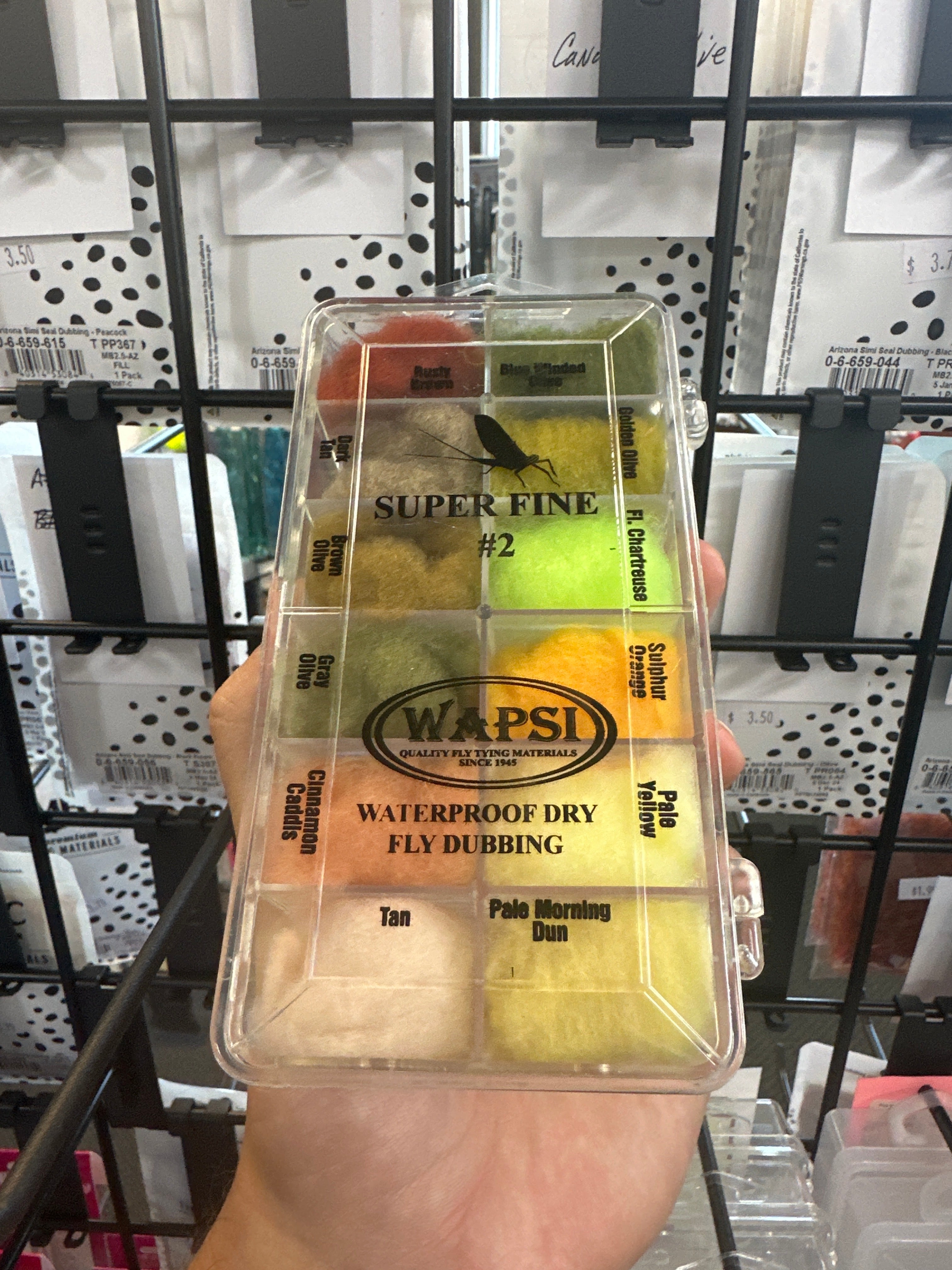 Wapsi Waterproof Dry Fly Dubbung Case