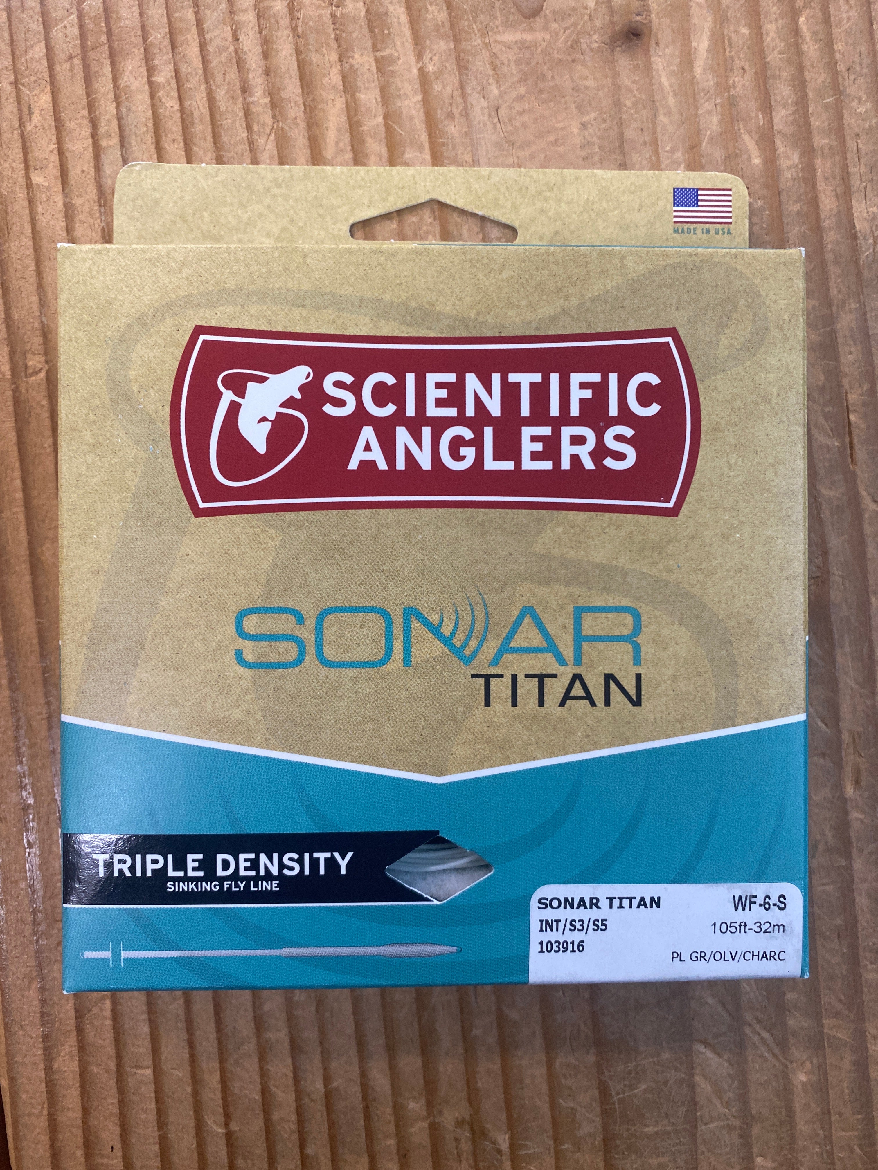 Scientific Anglers Sonar Titan Triple Density Full Sink Fly Line Int/S3/S5