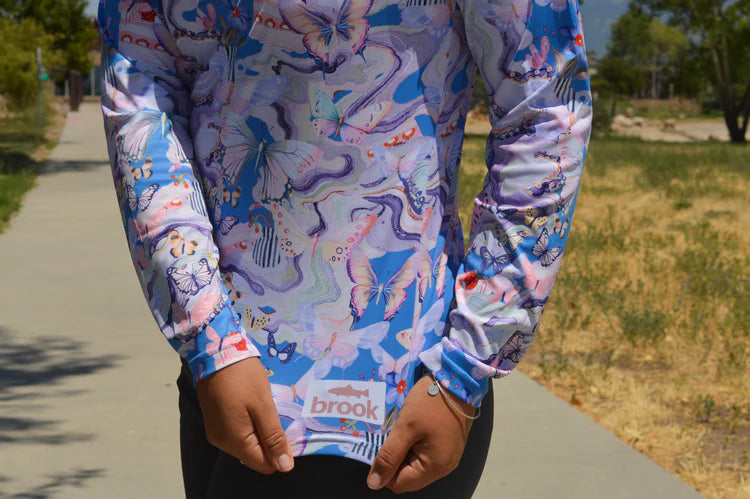 Brook Fishing Co. Psycho Butterfly Sun Hoodie