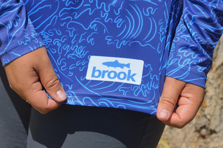 Brook Fishing Co. Breaker Blue Women’s Fishing Sun Hoodie