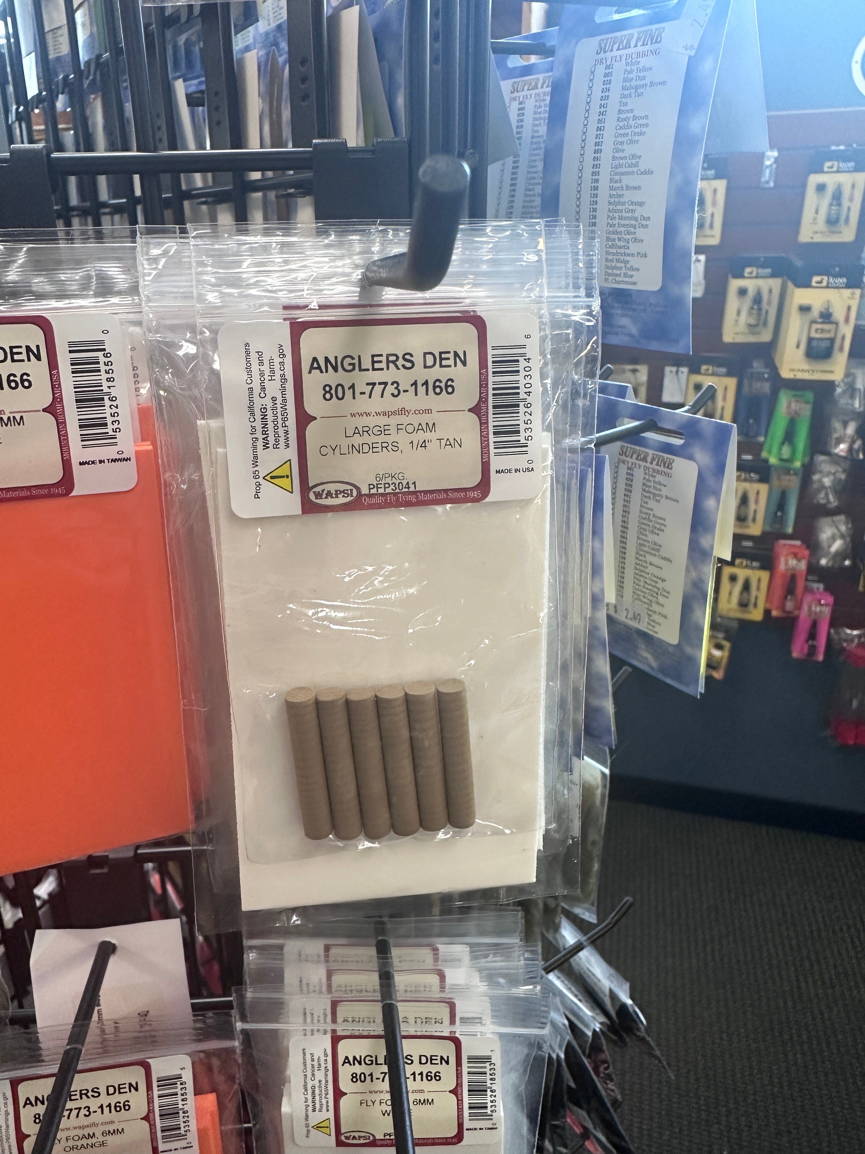 Wapsi Foam Cylinders