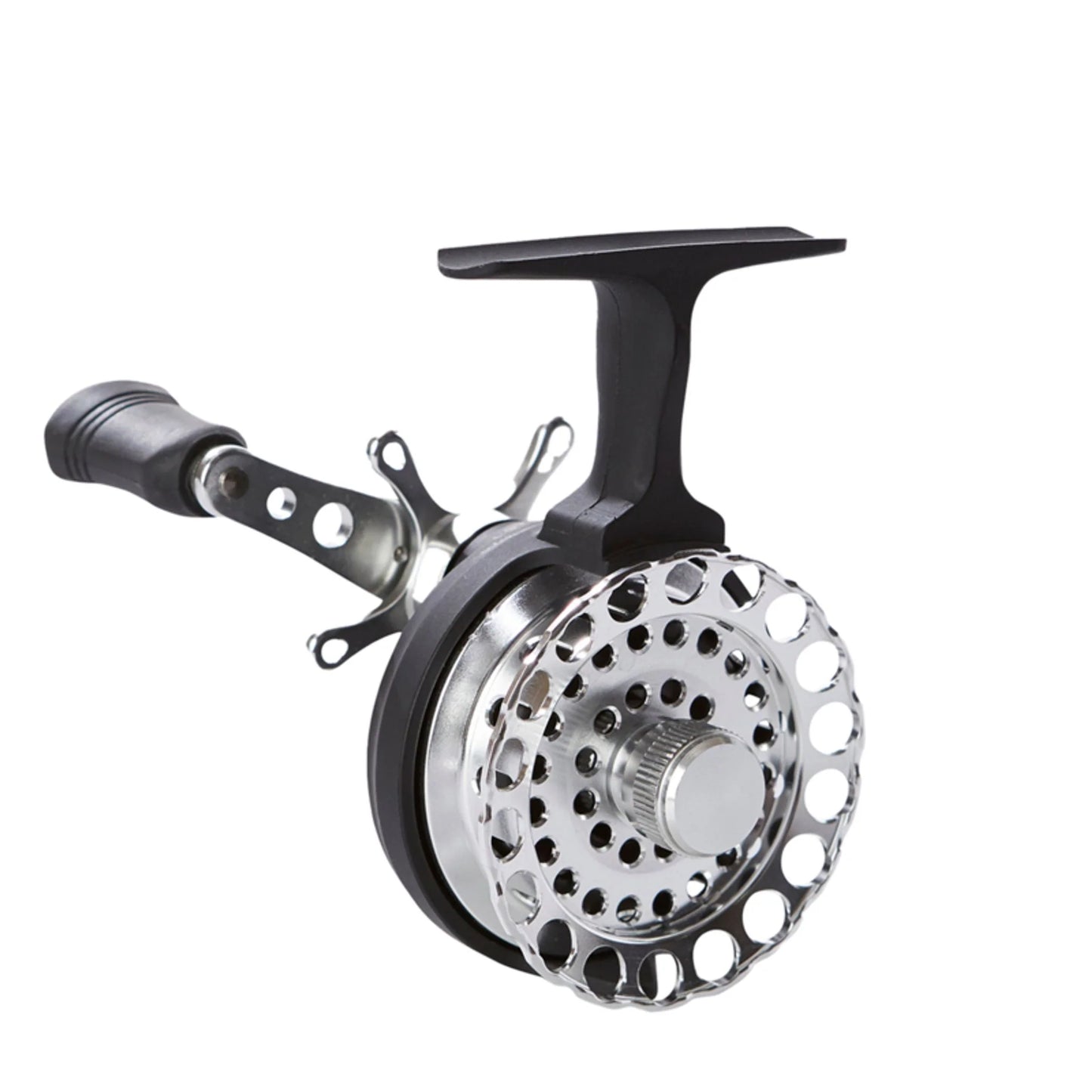 a fishing reel with an aluminum spool
