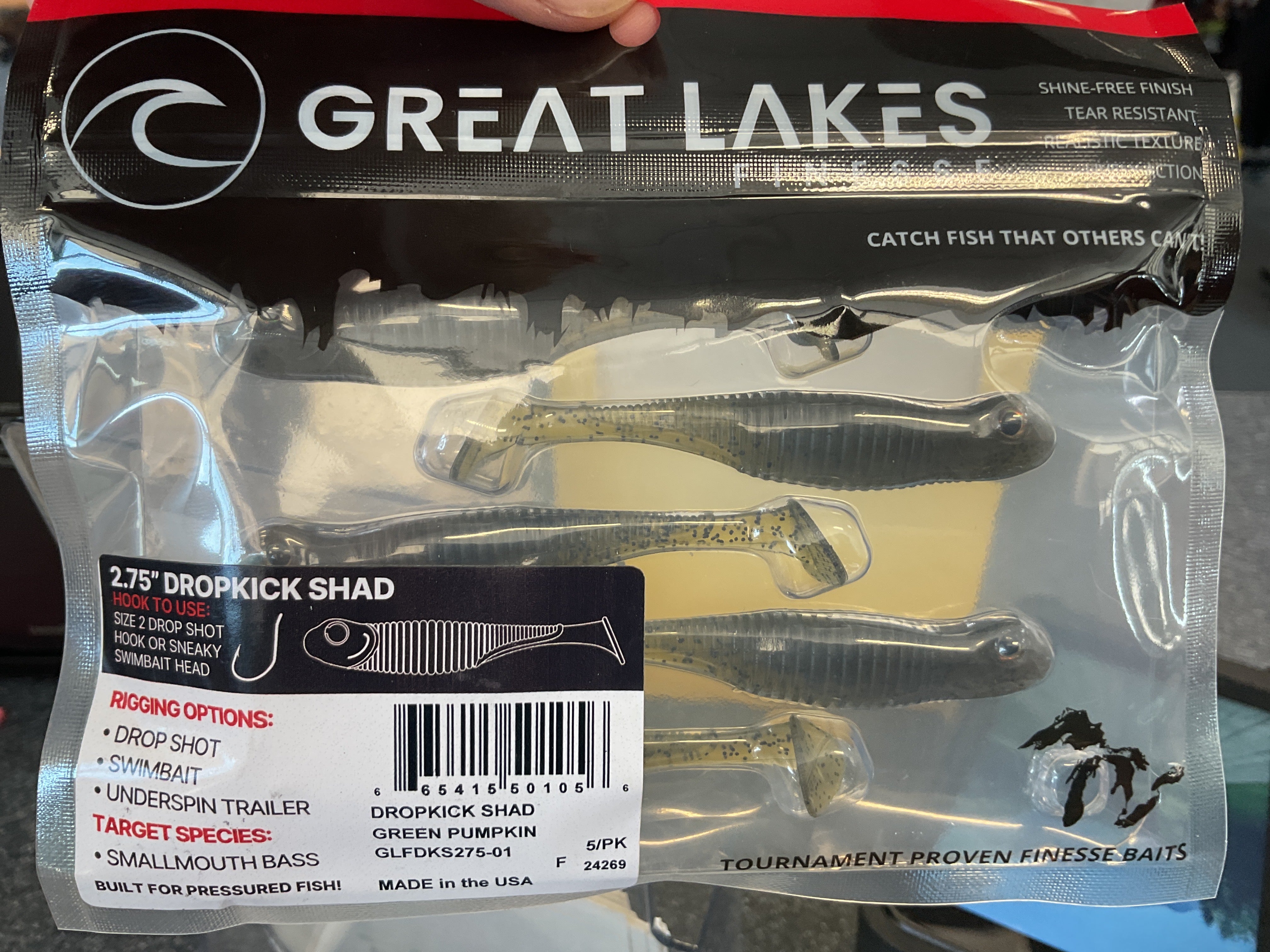 GreatLakes Fin Dropkick Shad