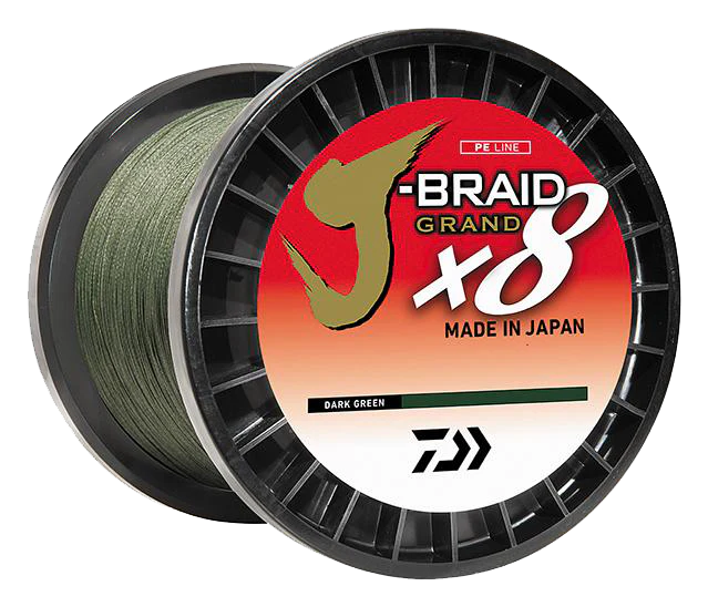 Daiwa J-Braid Grand x8 Dark Green Fishing Line