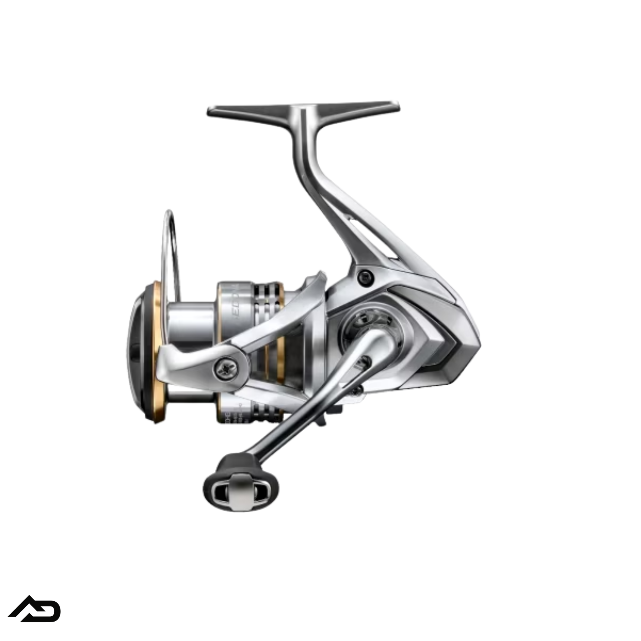 A nice shimano silver and gold reel for spin fishing