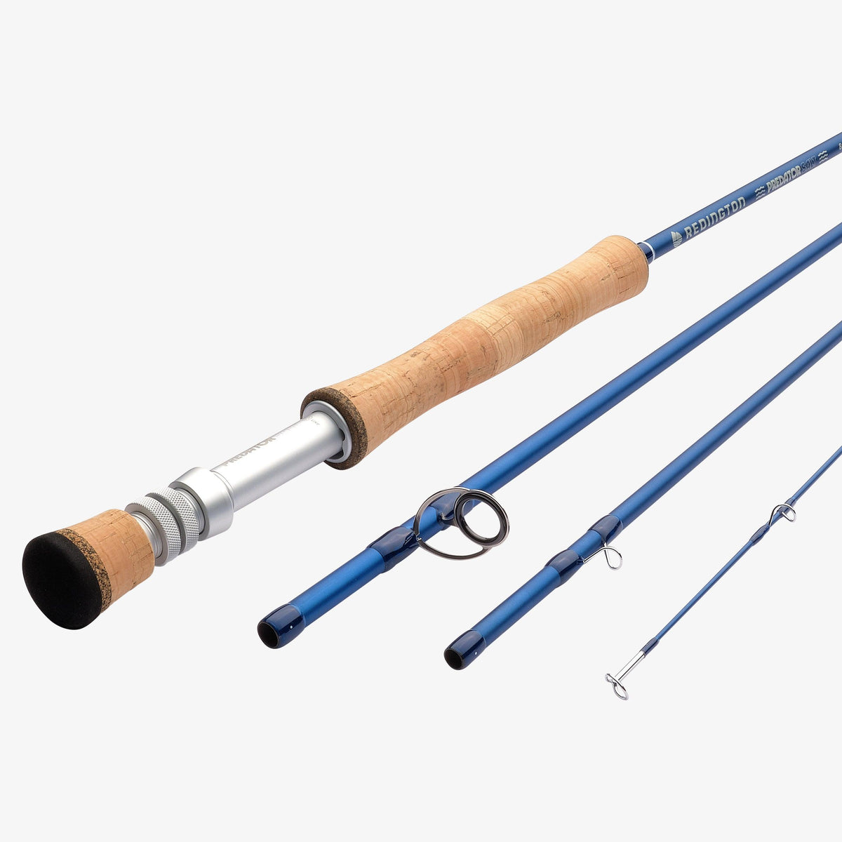 Redington Predator Salt Fly Rod guides and four-piece construction