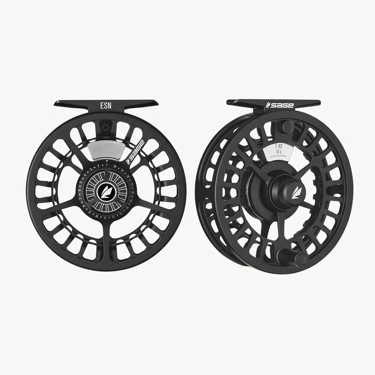 Sage ESN Fly Reel Stealth full-frame Euro nymphing reel