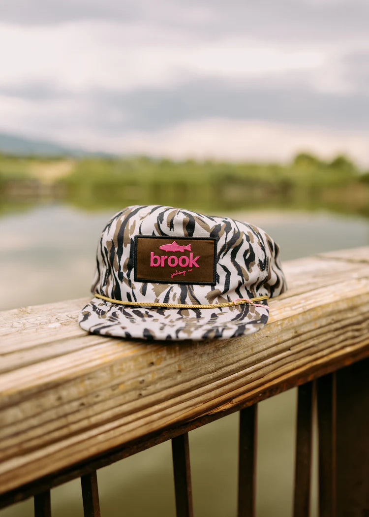 Brook Fishing Co. Flat Brim Camo Hat