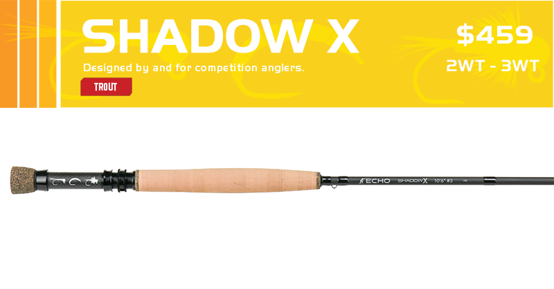 ECHO SHADOW X 10' 0" 3 WT ROD