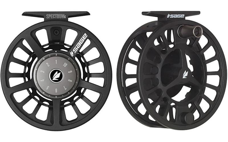 Sage Spectrum C Fly Reel Black large arbor and sealed SCS drag