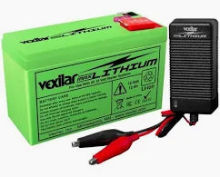 Vexilar 12-Volt/9 Ah Sealed Lead-Acid Battery and 1 Ah Charger
