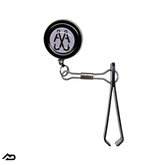 Anglers Accessories Clip-On Retractor With Nippers