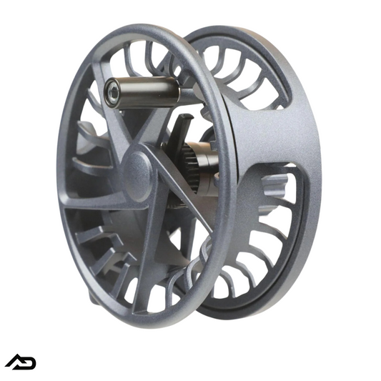 anglers all fly reels Ross Animas Reel Matte Blue / 4/5 Its partially ported frame reduces weight without sacrificing strength Alpha Series Reel Allen