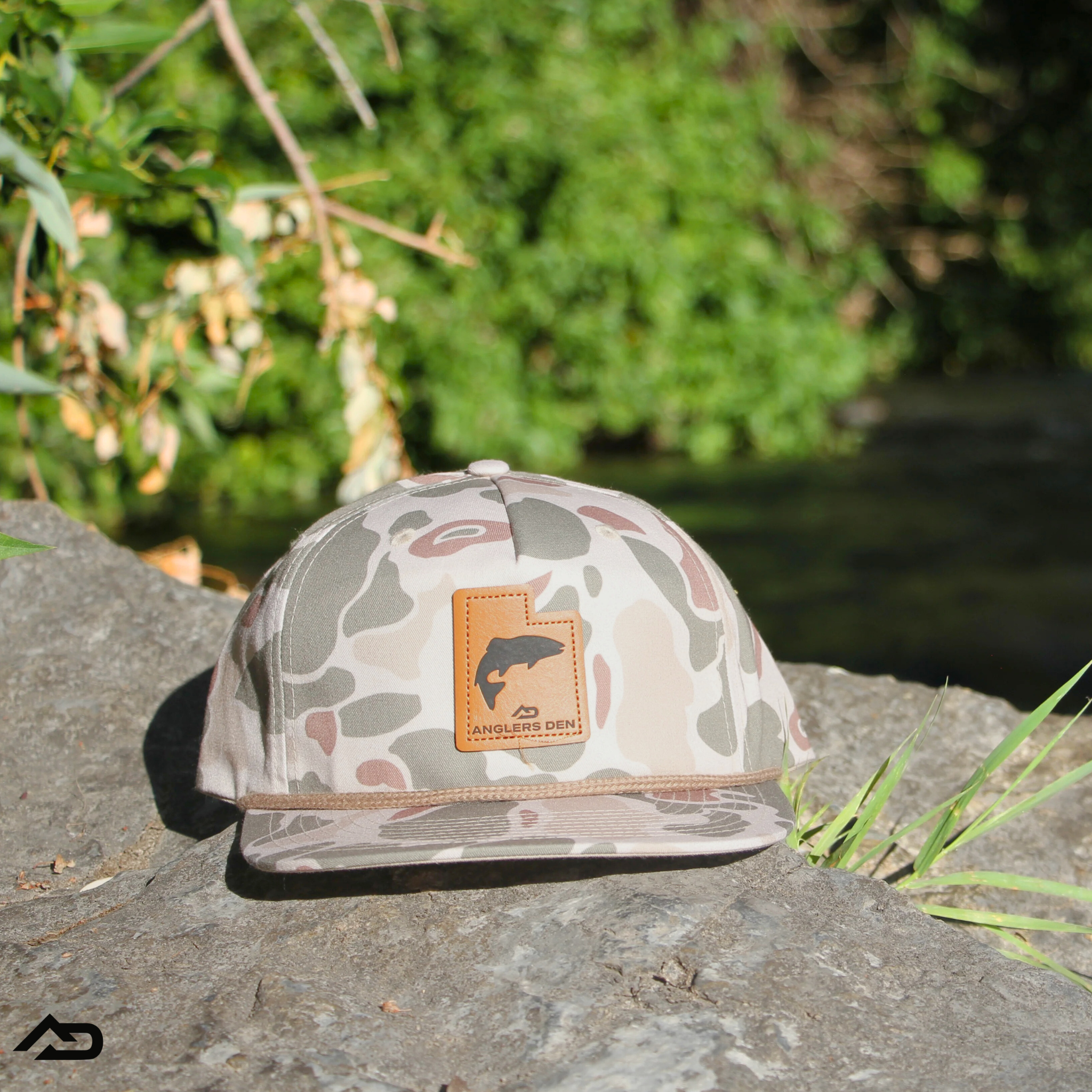 Utah Outline Anglers Den Hat