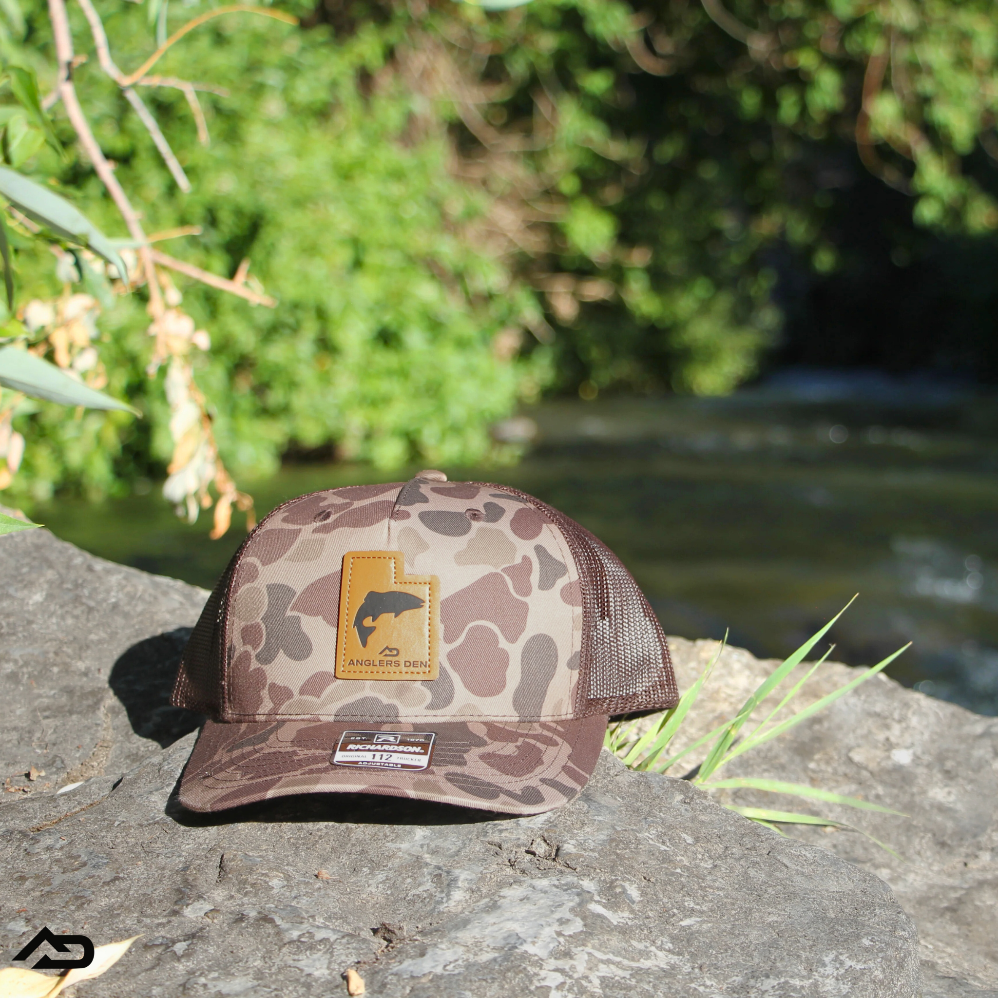 Utah Outline Anglers Den Hat