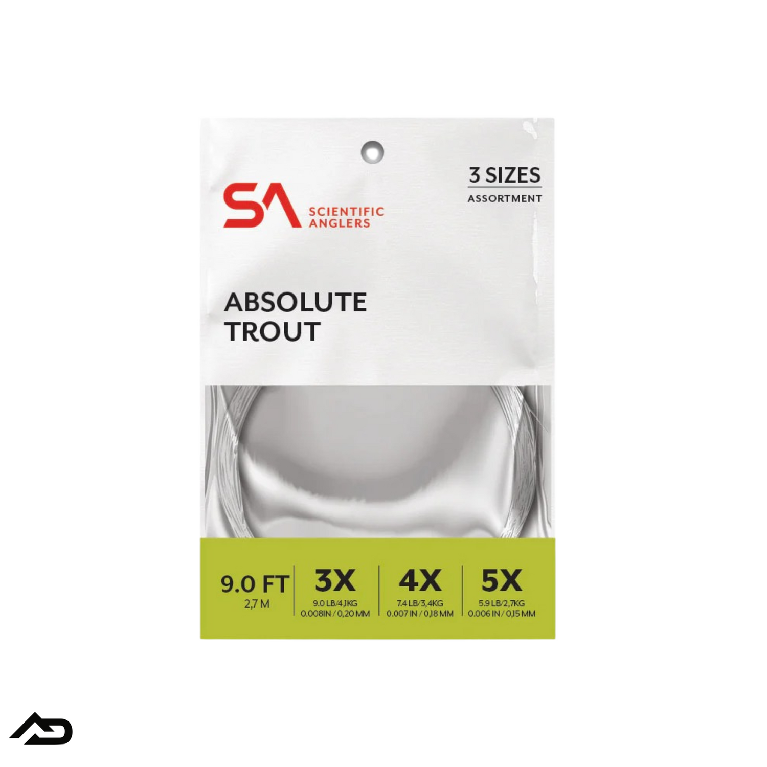 Scientific Anglers Absolute Trout tapered leader