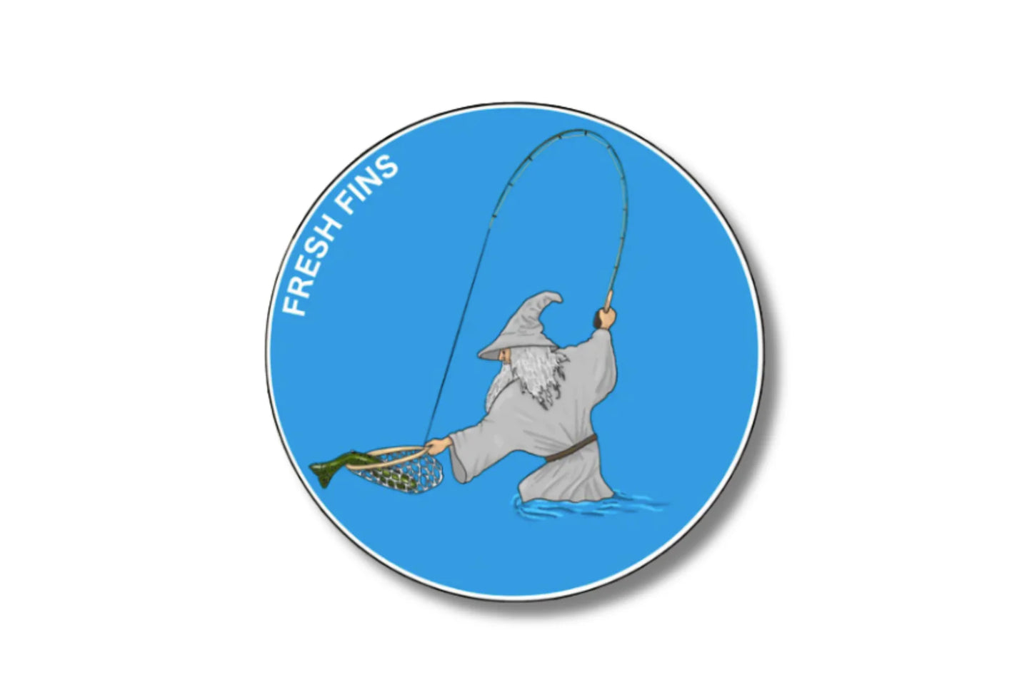 Fresh Fins Stickers