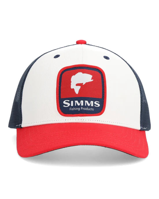 Simms Double Haul Trucker Bass Americana Hat