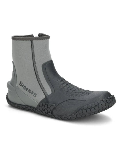 Simms Zipit Flats Bootie in Cinder