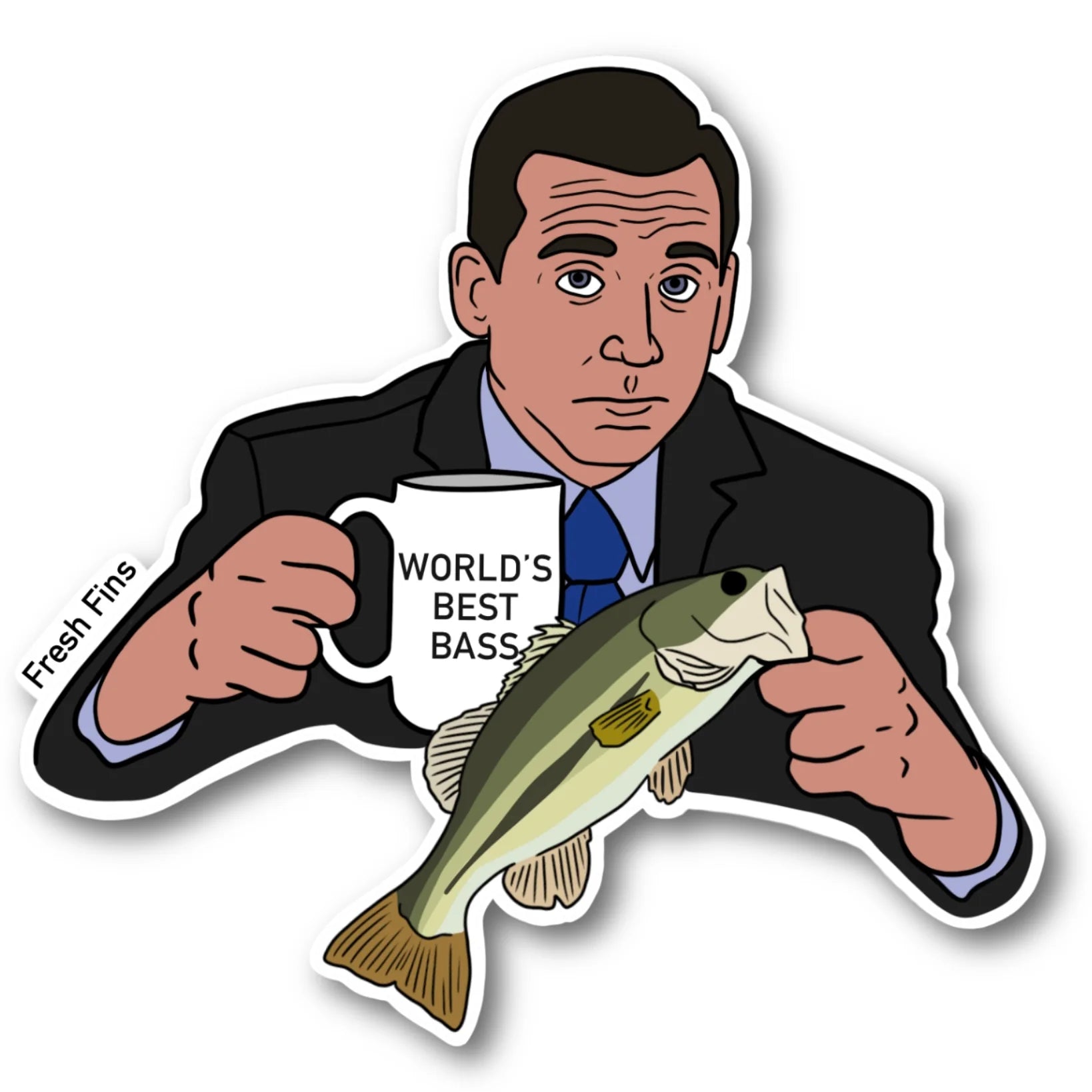 Fresh Fins Stickers