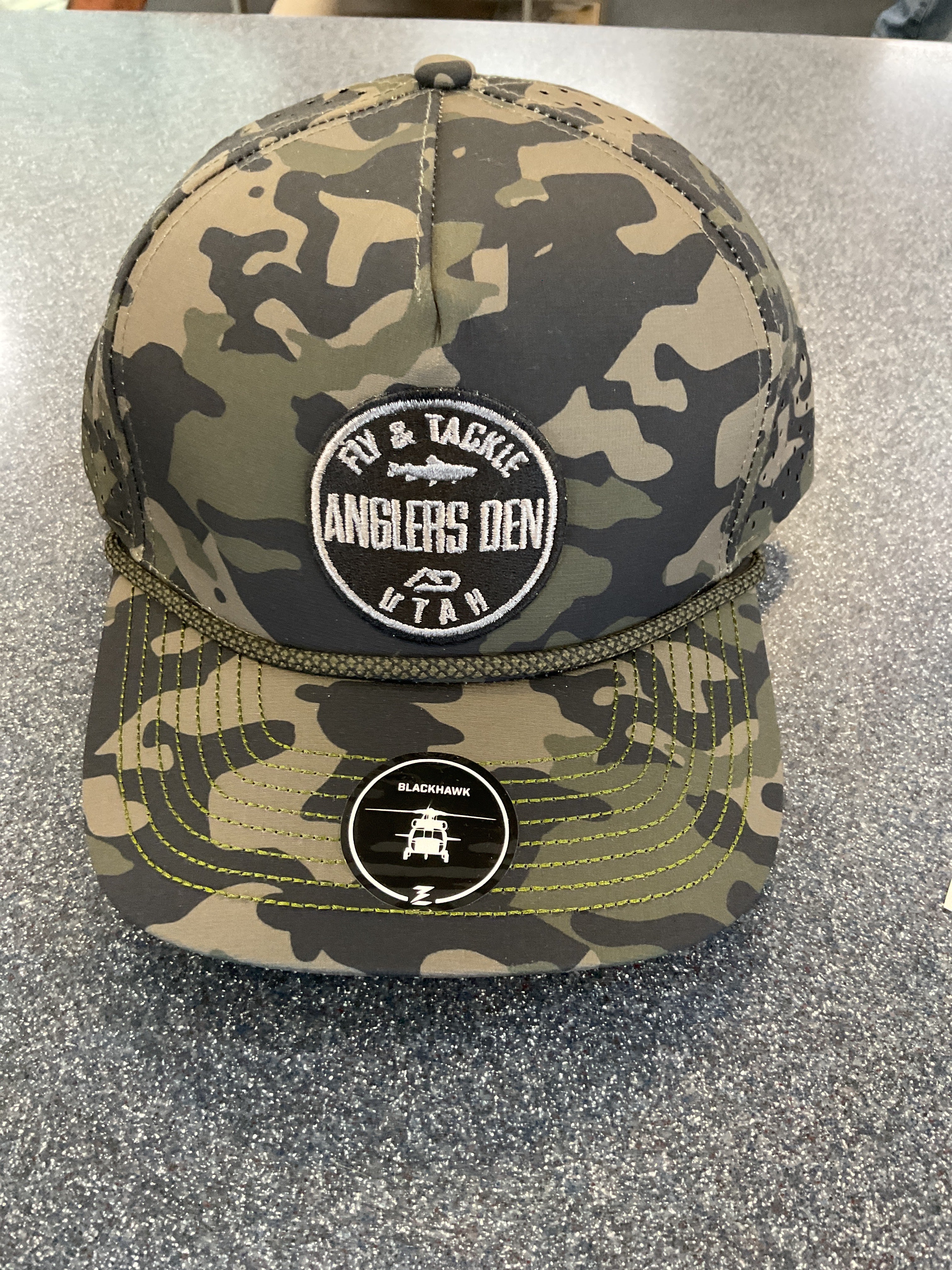 Anglers Den Black Hawk Hat