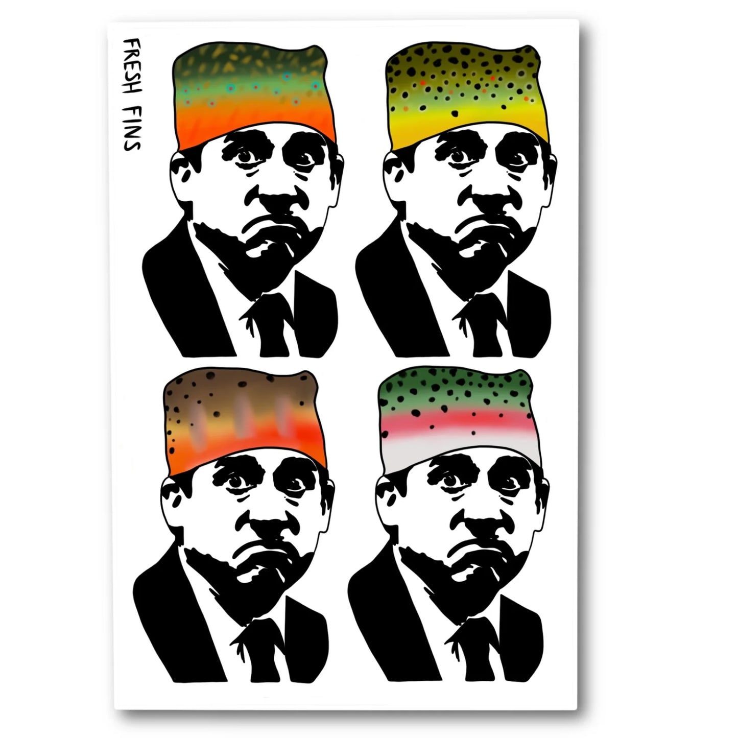 Fresh Fins Stickers