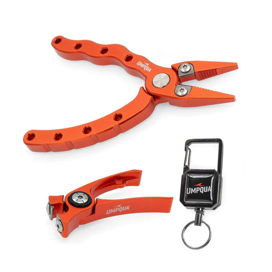 Umpqua River Run Trout Plier Combo w/ Retractor