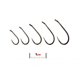Fullingmill Heavyweight Champ Black Nickel Barbless Hooks FM50 05