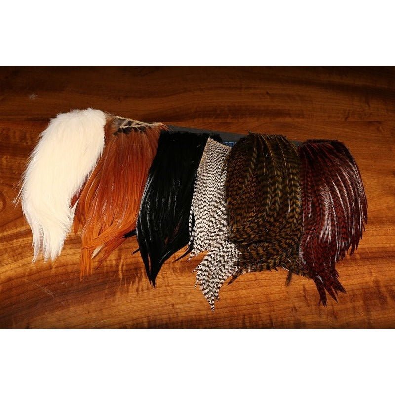 Hareline bugger hackle patch feathers