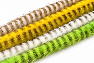 Hareline Olive Barred Rabbit Strips