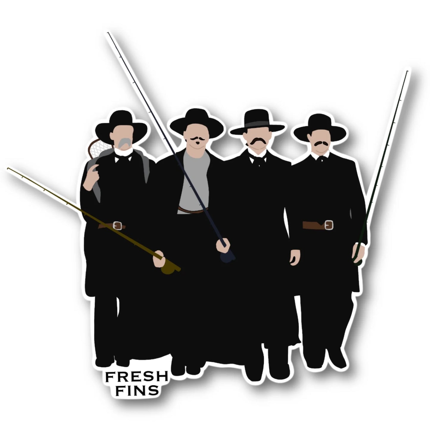 Fresh Fins Stickers