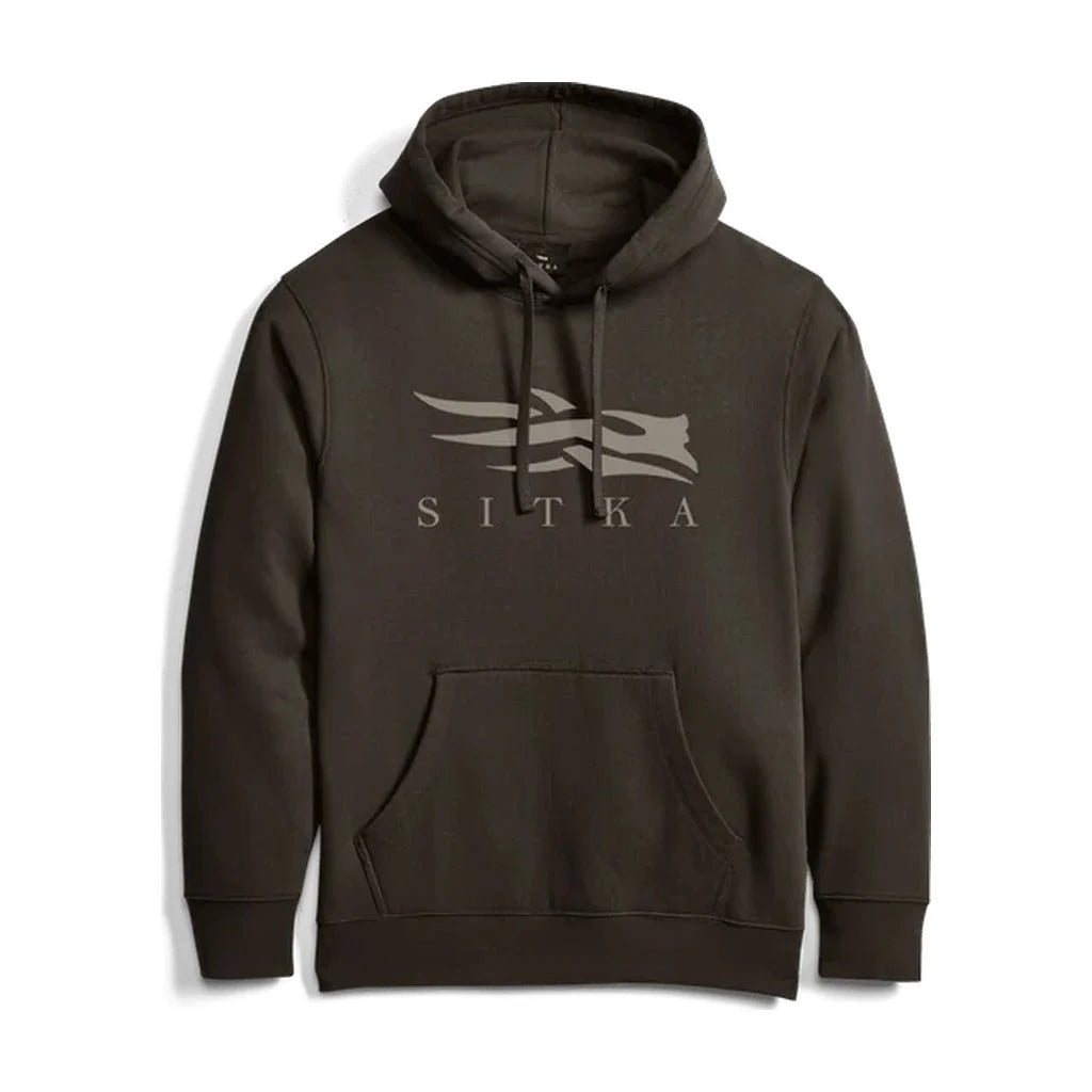 SITKA Icon Pullover Hoodie in Earth brown front view