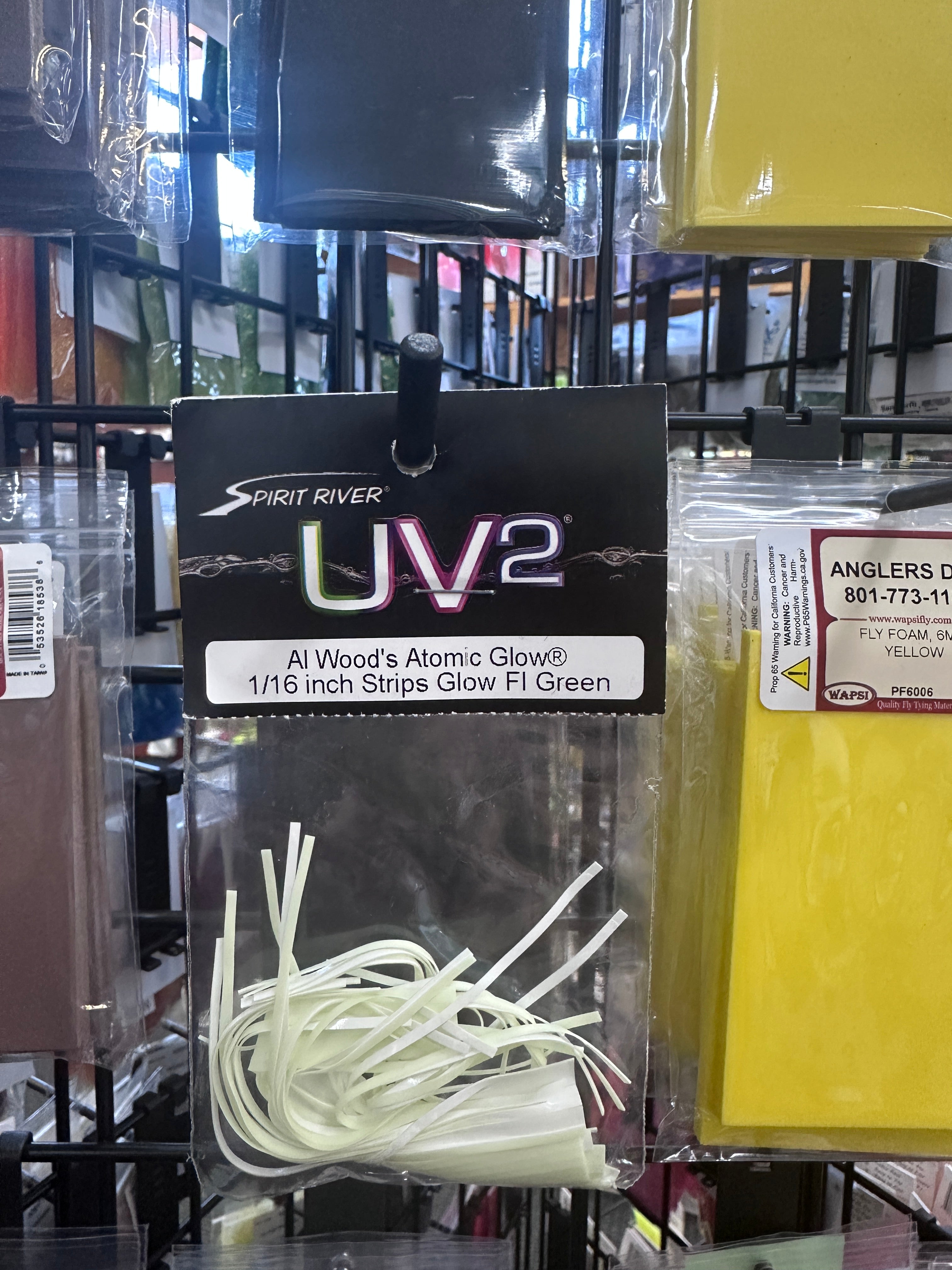 Spirit River UV2 Al Wood’s Atomic Glow 1/16” Strips