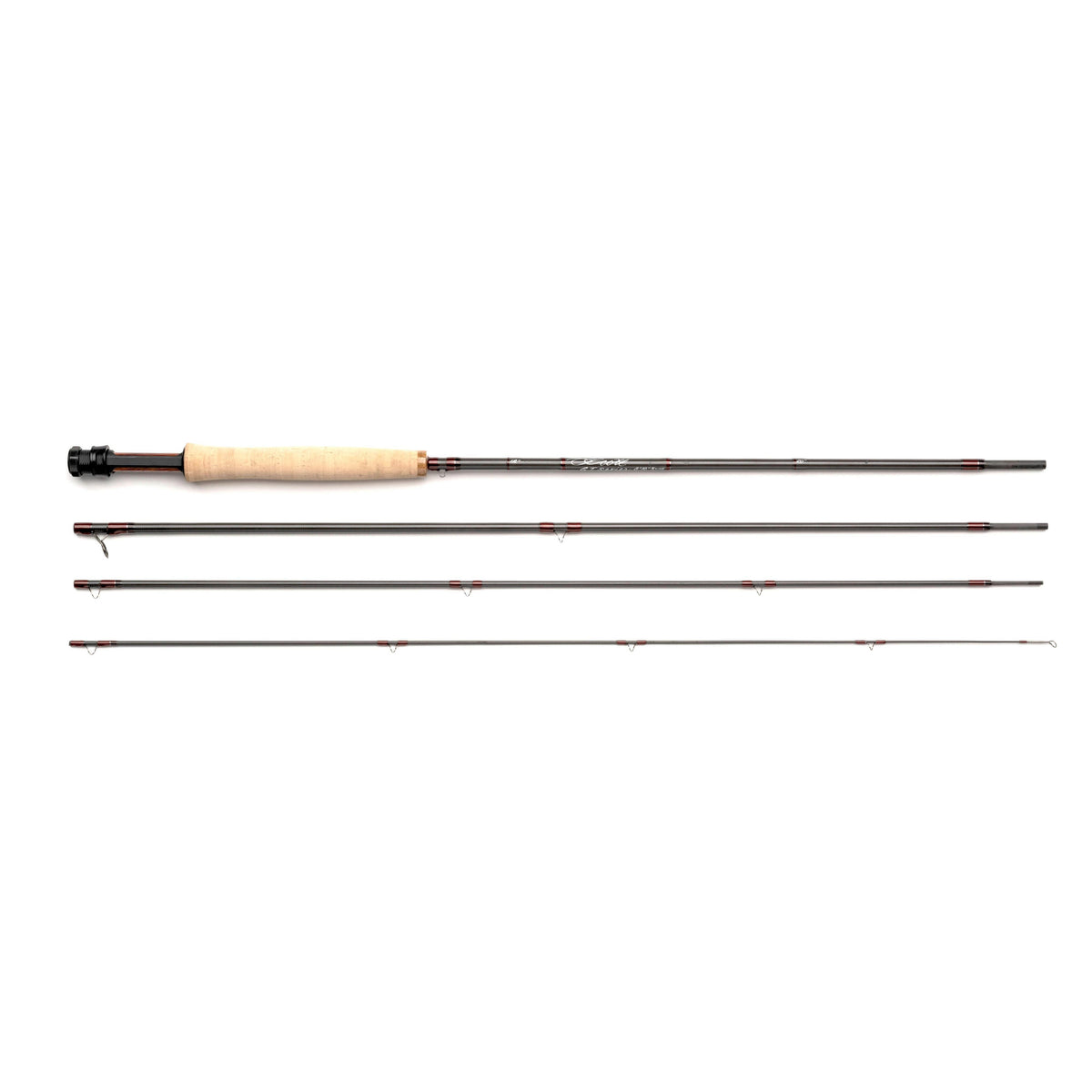 Scott GT Series Fly Rod four-piece rod sections