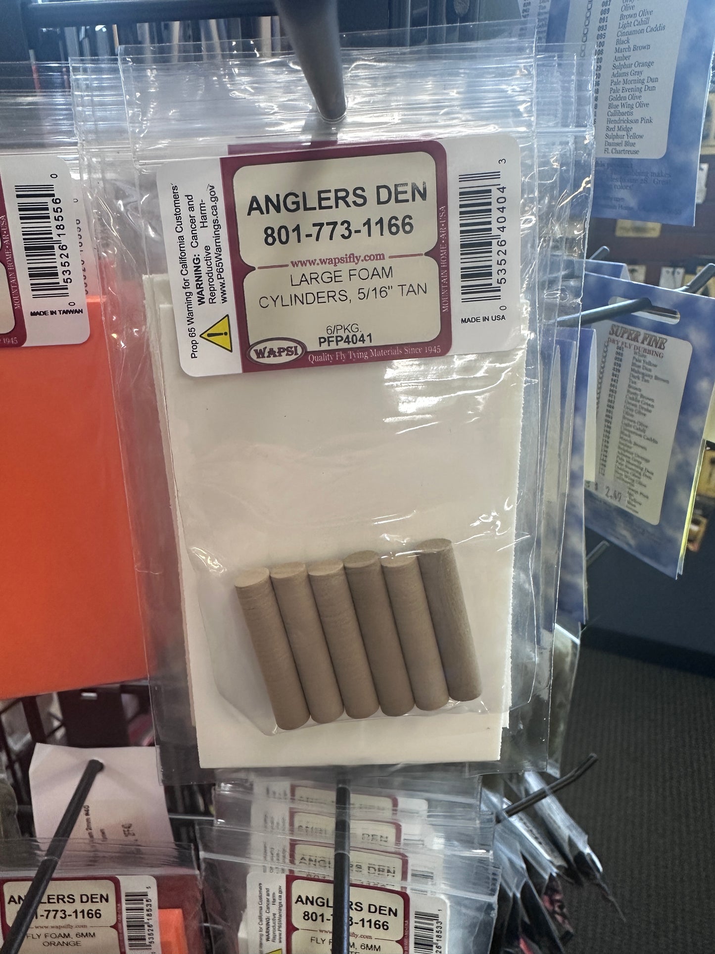 Wapsi Foam Cylinders