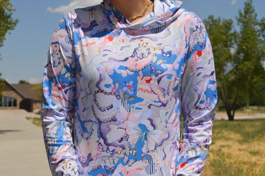 Brook Fishing Co. Psycho Butterfly Sun Hoodie