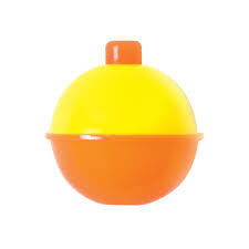 Yellow and orange Bobber to use fishing