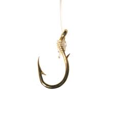 Fishing Hook that is prepared to fish with