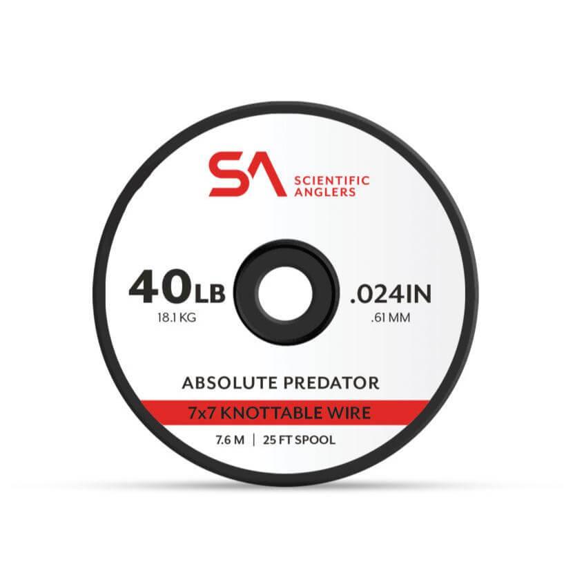 Scientific Anglers Absolute Predator 7x7 Knottable Wire camo brown tippet spool