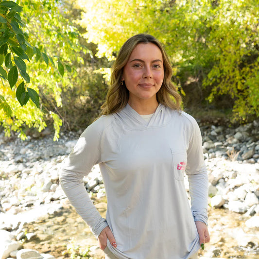 Brook Fishing Co. Gray Brook Bamboo Sun Hoodie